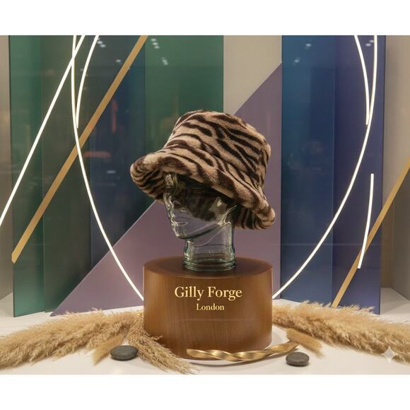 Gilly Forge Accessories - Gilly Forge of London Faux Fur Hat